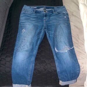 A.N.A distressed boyfriend jeans size 32/14